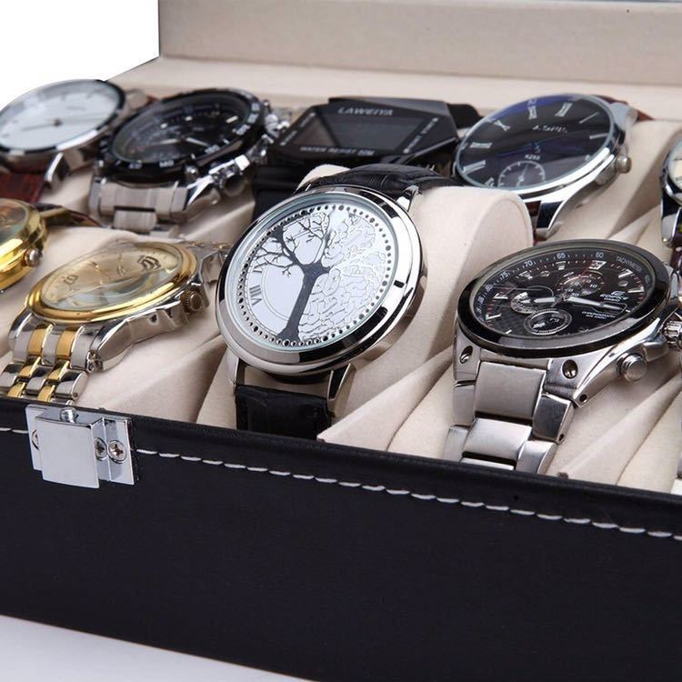 ★送料無料 新品 腕時計 ケース １２本 収納 ボックス コレクションケース_画像2