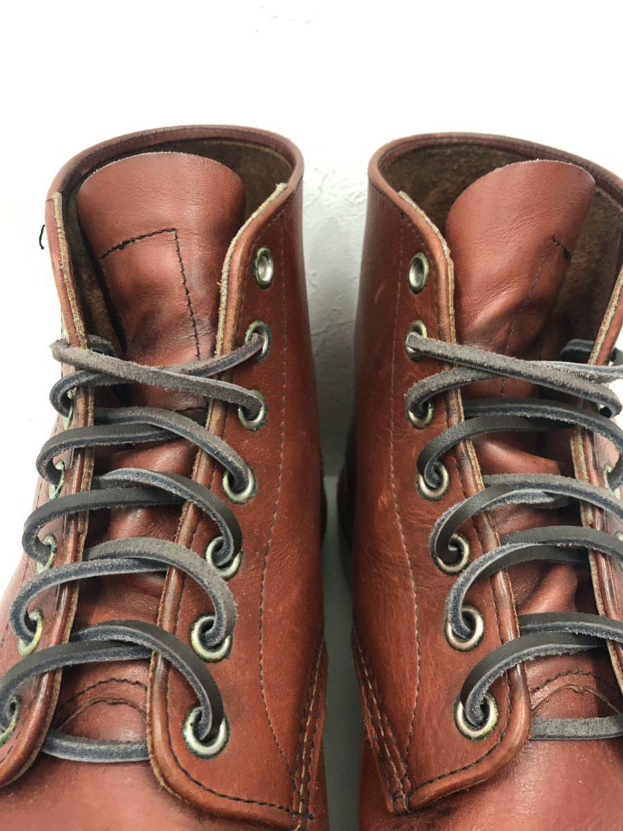 ⑩RED WING レッドウィング レースアップブーツ28センチBRWブラウンレザー8166_画像2