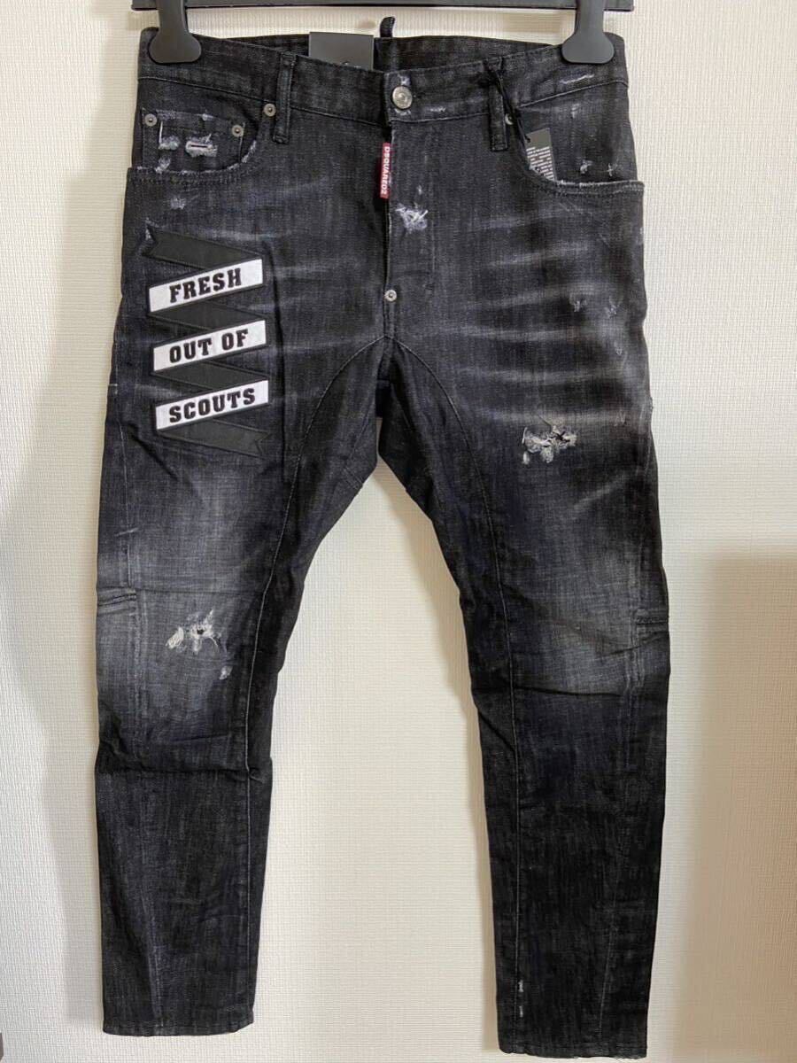 DSQUARED2 ディースクエアード TIDY BIKER JEANS タイディーバイカージーン S74LB0335 46サイズ 新品 未着用の画像1