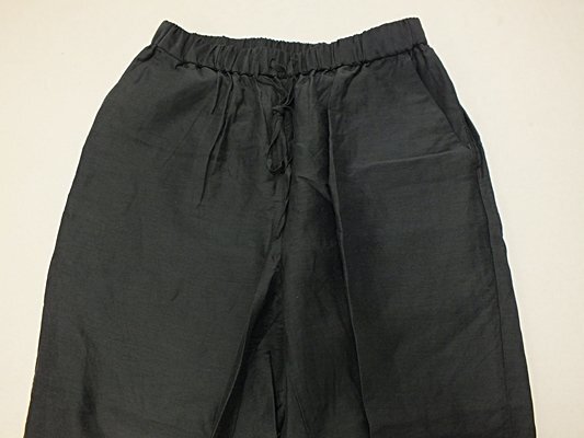 定価28,600円 marka マーカ COCOON FIT EASY PANTS - CUPRO LINEN COTTON CLOTH ブラック セットアップのシャツも出品中_画像6