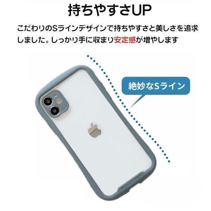 iPhone 13 14 15 ProMax ケース iface 型 カバー 韓国 透明 クリア アイホンケース アイフォンケース 耐衝撃 強い_画像9