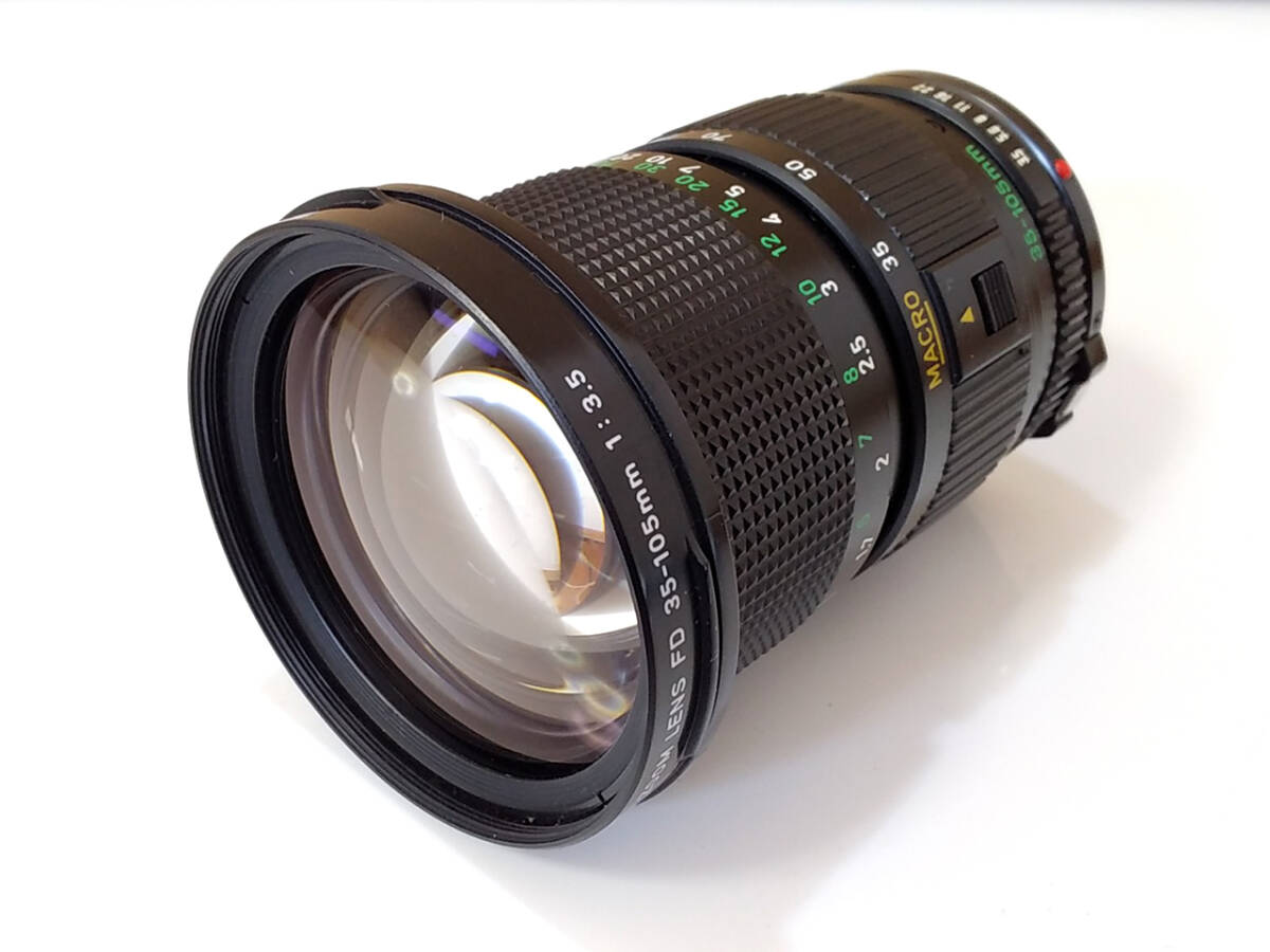 【 動作品 / ジャンク 】 CANON New FD 35-105mm F3.5 FD-Mount Manual Focus Lens キヤノン FDマウント マニュアルフォーカス MF レンズ_画像1