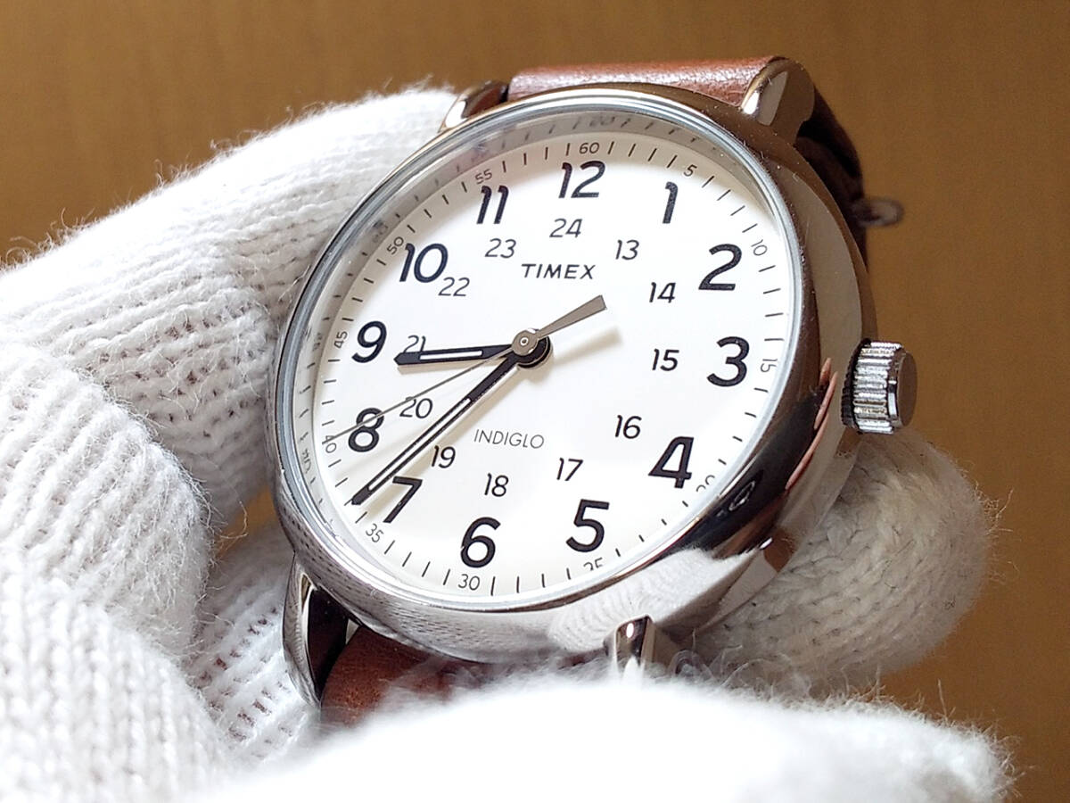 【 稼働中 】 TIMEX INDIGLO Weekender T2P495 Quartz Wrist Watch タイメックス インディグロ クオーツ 腕時計の画像4