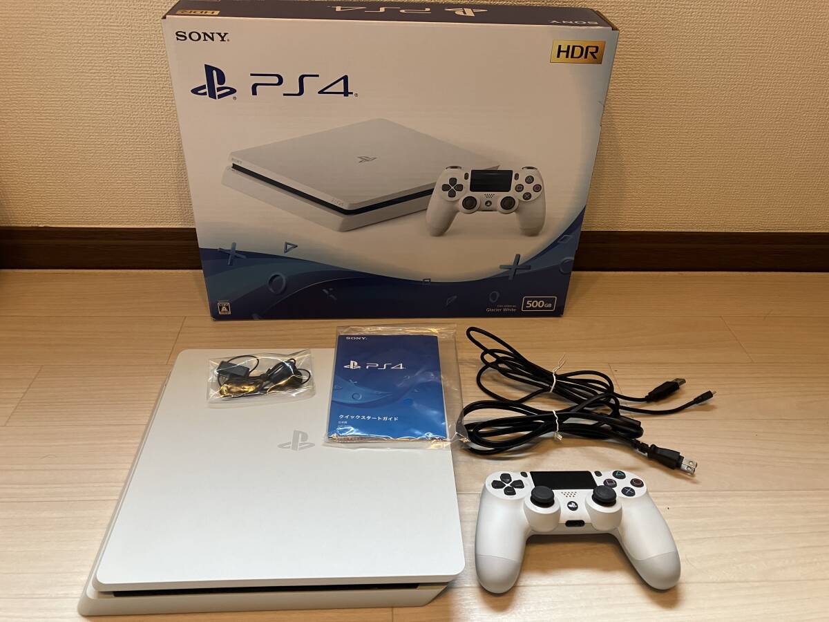 PlayStation4 グレイシャー・ホワイト 500GB CUH-2200AB02の画像1