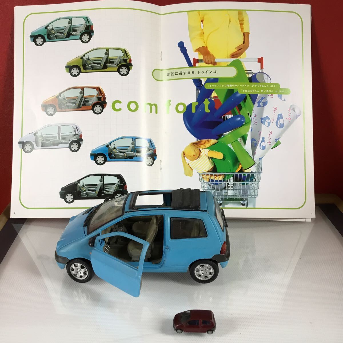  Renault Twingo миникар ×3 шт., роскошный каталог 