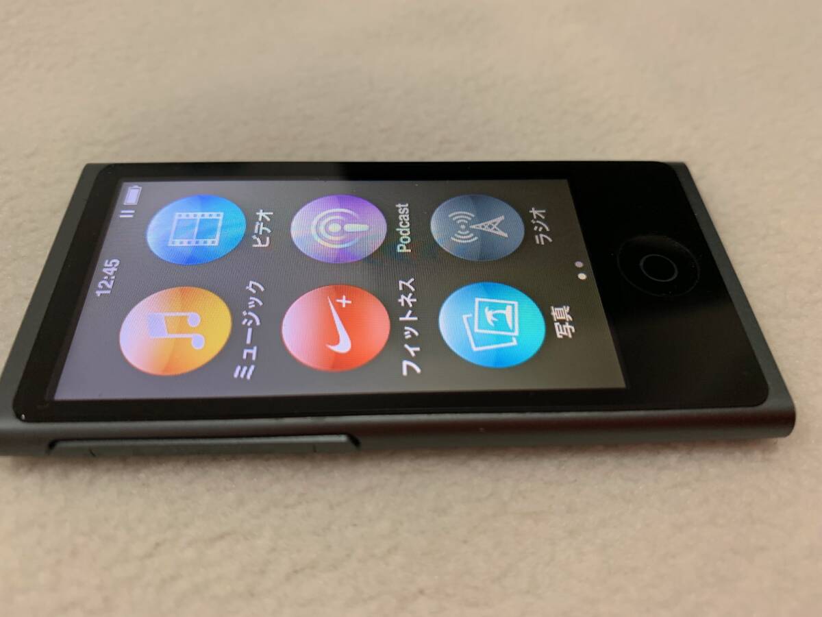 【美品】Apple iPod nano 第7世代 16GB スペースグレーの画像2