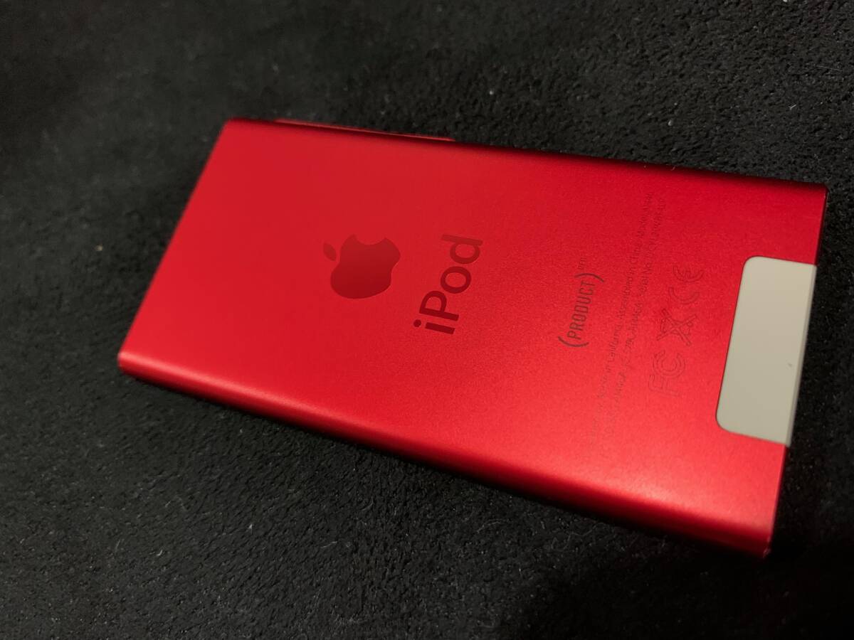 【美品】Apple iPod nano 第7世代 16GB プロダクト・レッドの画像5