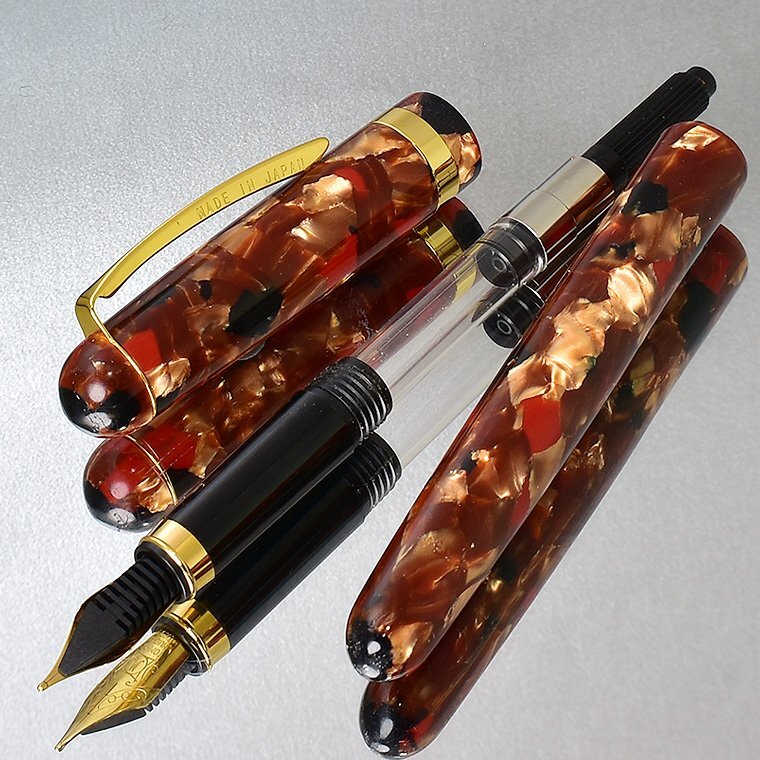 **[ Kyoto cell Lloyd ] black . series fountain pen ( cigar type ) [0801F] made in Japan cell Lloyd. charm M ( middle character ) both for type new goods 1 jpy ~ /KY8