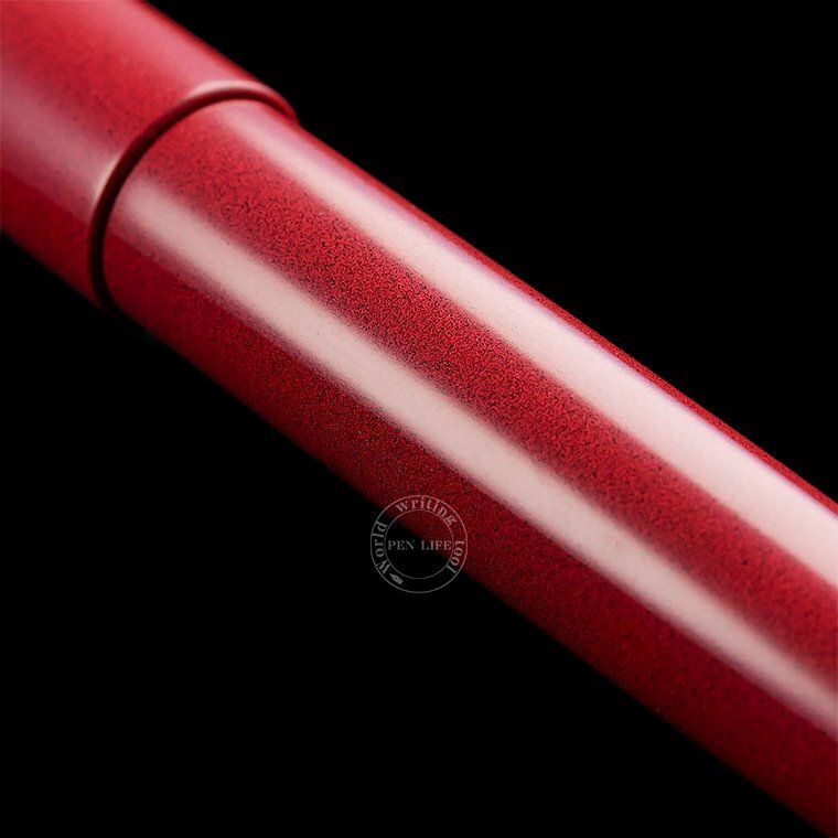 **[WANCHER/ one tea -] dream fountain pen DREAM PEN. evo Night Sand red red M middle character natural rubber leaf volume type futoshi axis new goods 1 jpy /WA246RD-NM