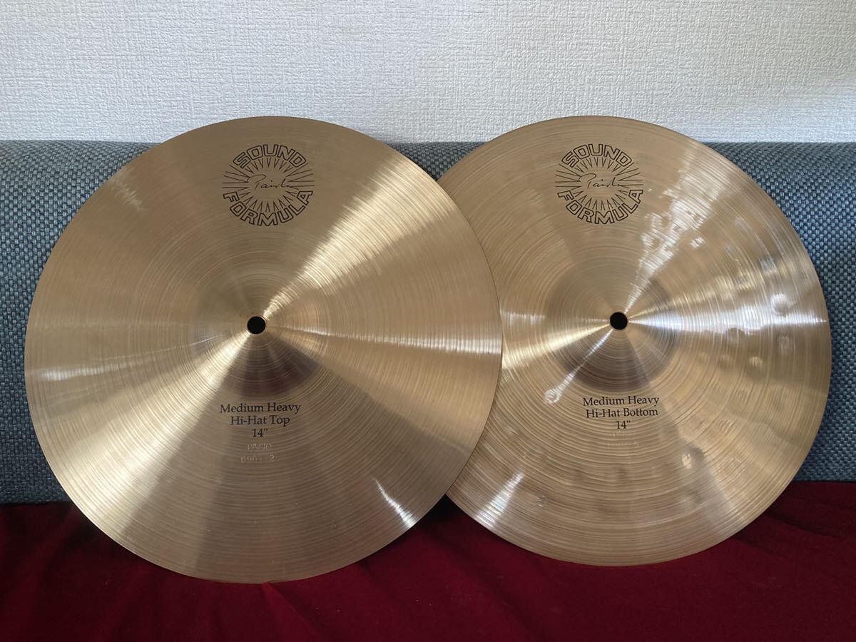 Paiste Sound Formula Medium Heavy Hi-Hats 14インチ ハイハット ペア【1996年製】の画像1