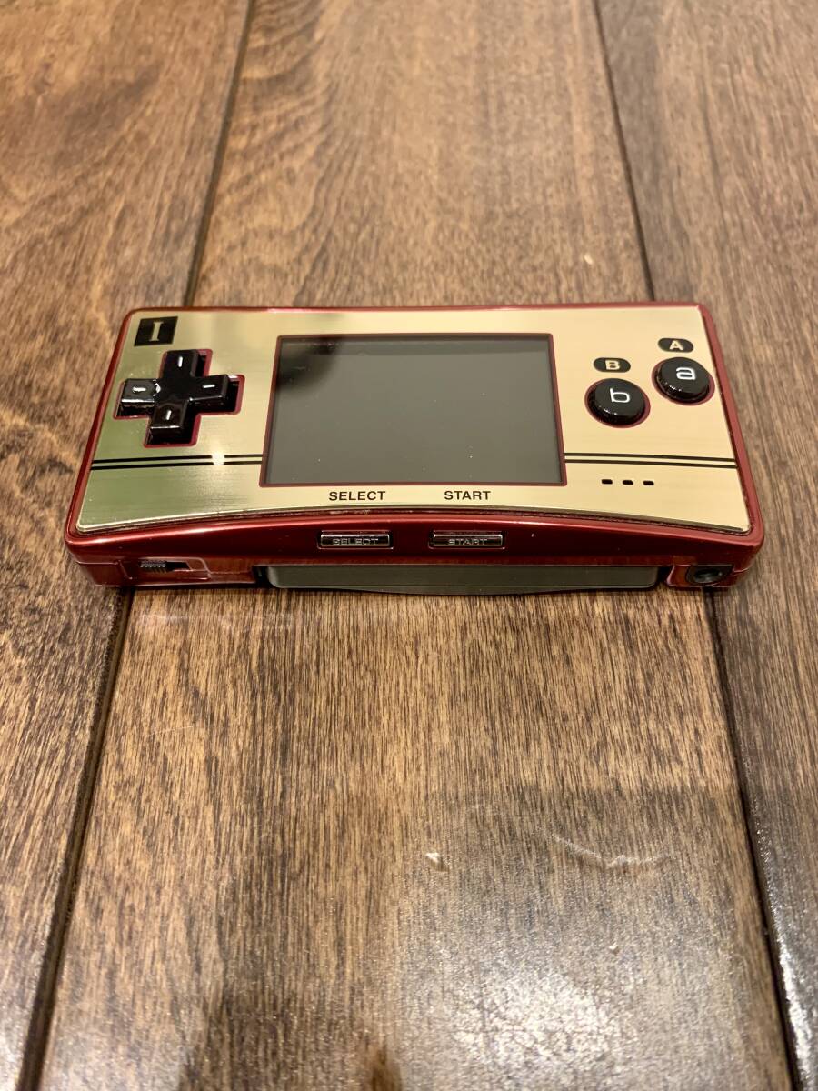 【中古品】ゲームボーイ ミクロ ファミコンカラー 動作確認済み GAMEBOY micro 充電器＋桃太郎電鉄セットの画像10