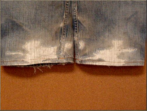 [ repair jeans atelier CBS] hem &.. crack repair * damage repair cheap 