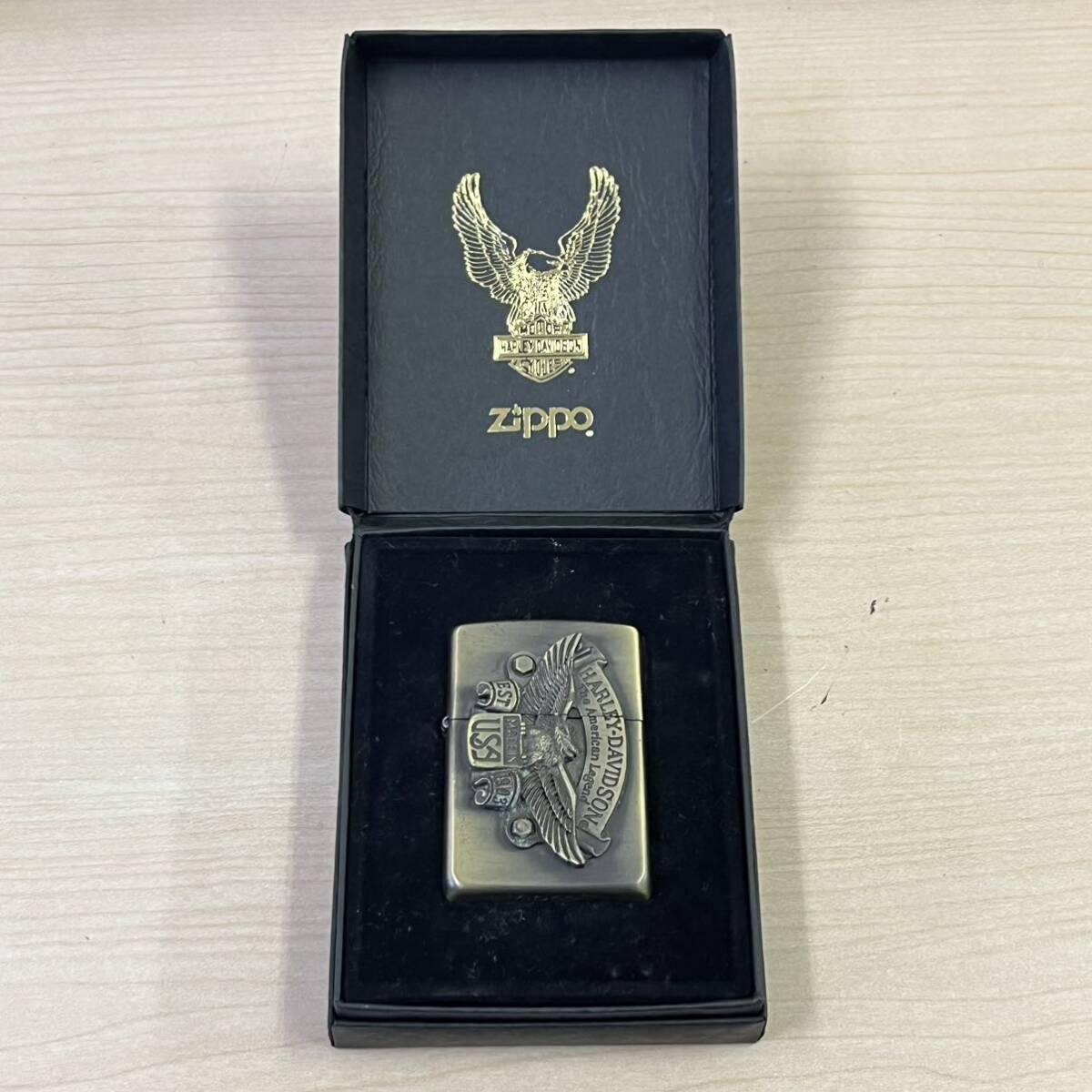 【T0405】ジッポ ZIPPO zippo ライター ハーレーダビットソン HARLEY-DAVID SON The America Legend USA 喫煙具 1903の画像1