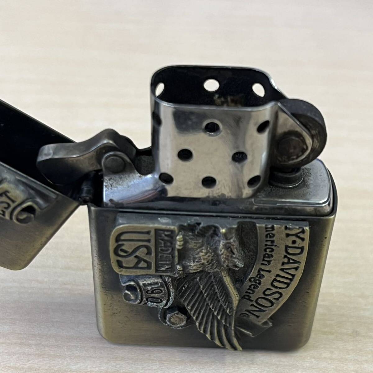 【T0405】ジッポ ZIPPO zippo ライター ハーレーダビットソン HARLEY-DAVID SON The America Legend USA 喫煙具 1903の画像7