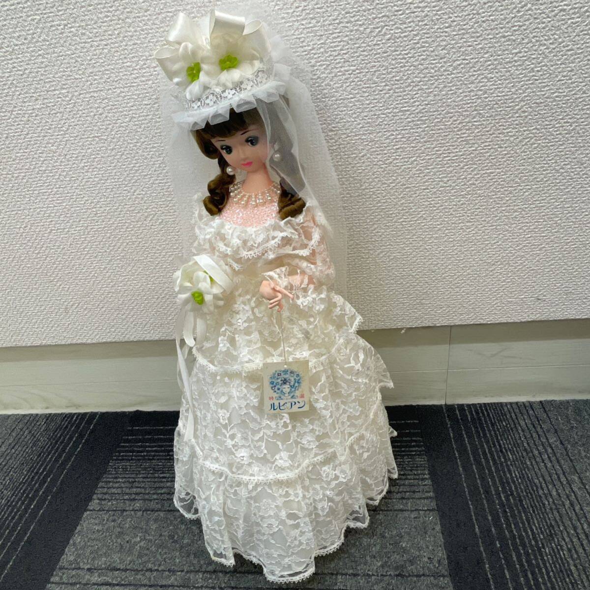 【M0412】フランス人形 ルビアン人形 ドール レトロ アンティーク コレクション 高さ約60センチ 女の子人形 趣味 ヴィンテージ の画像6
