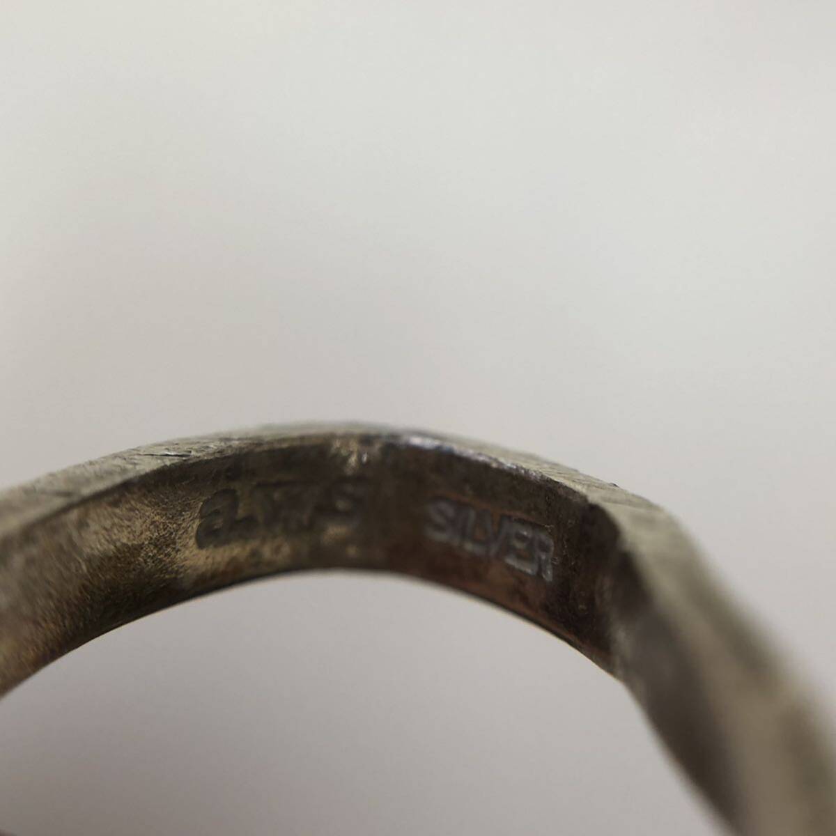 【TS0418】シルバーリング silver シルバー刻印あり 2.0g 指輪 リング アクセサリー シルバー系 シルバーアクセサリー レディース 変形ありの画像7