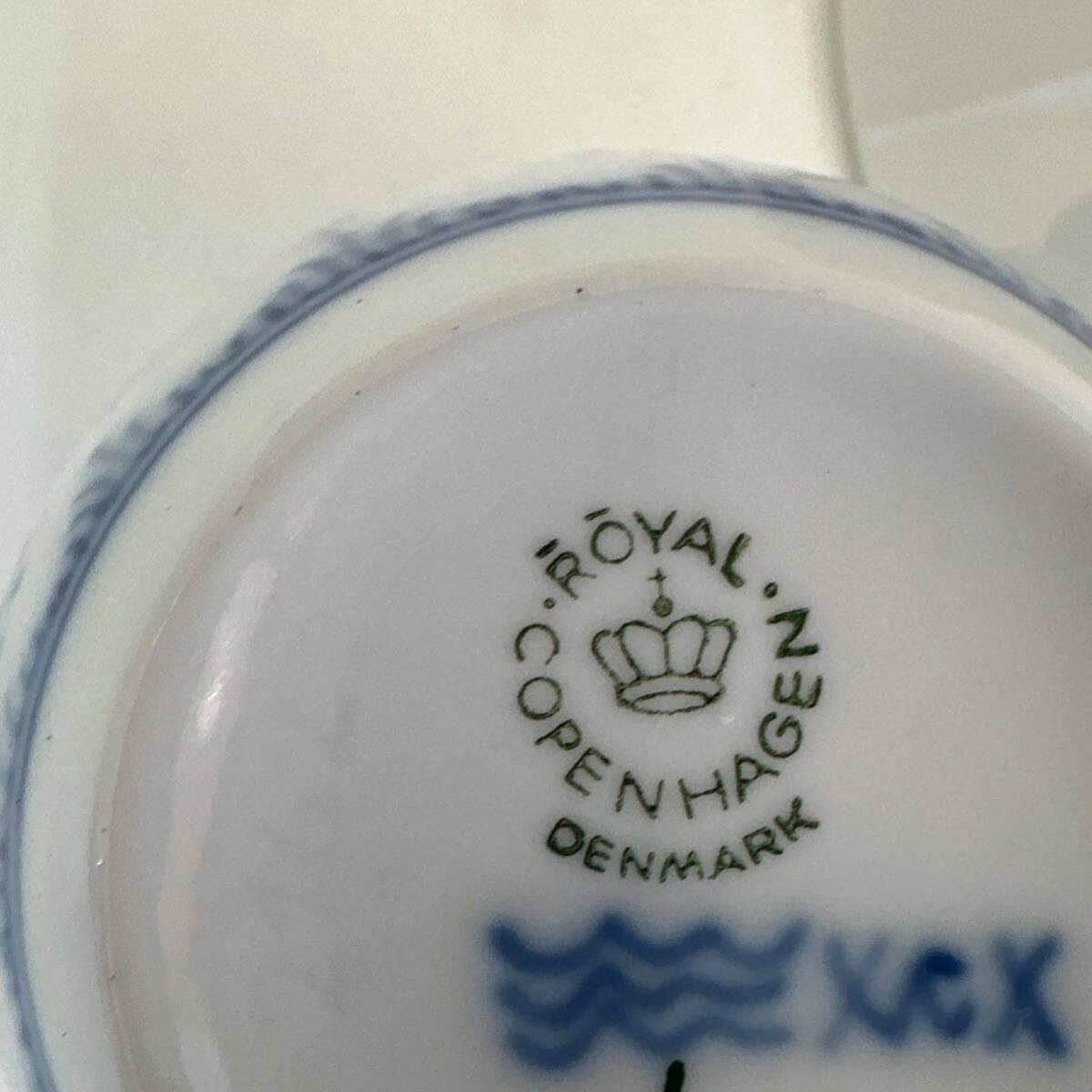 【S0416】Royal Copenhagen ロイヤルコペンハーゲン ティーカップ＆ソーサー ブルー ブルーテッド 食器 ティーセット コレクションの画像5