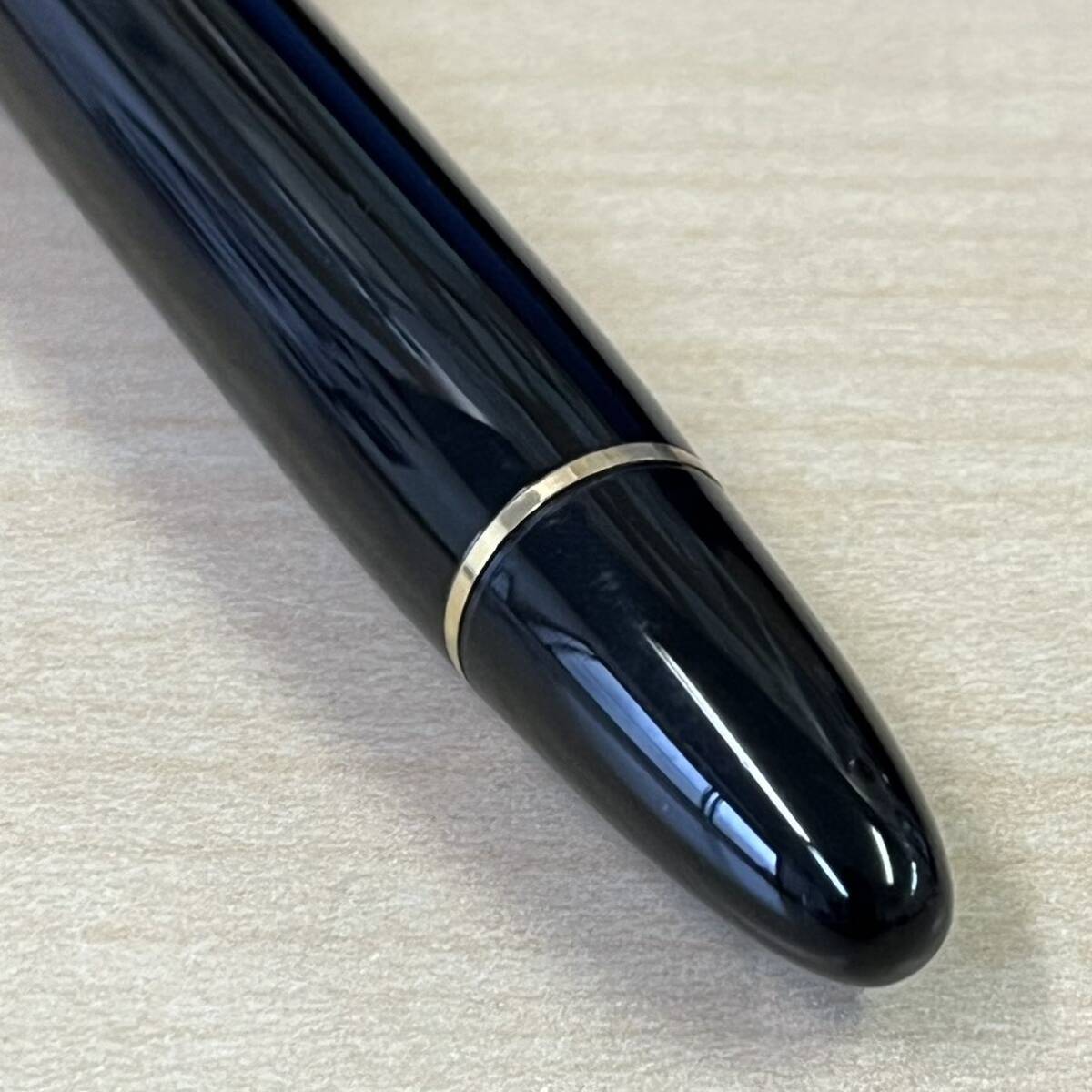 【TS0421】MONTBLANC モンブラン 万年筆 マイスターシュテュック 4810 14C M ペン先 585 筆記用具 文房具 インクなし 破損箇所あり No 149の画像6