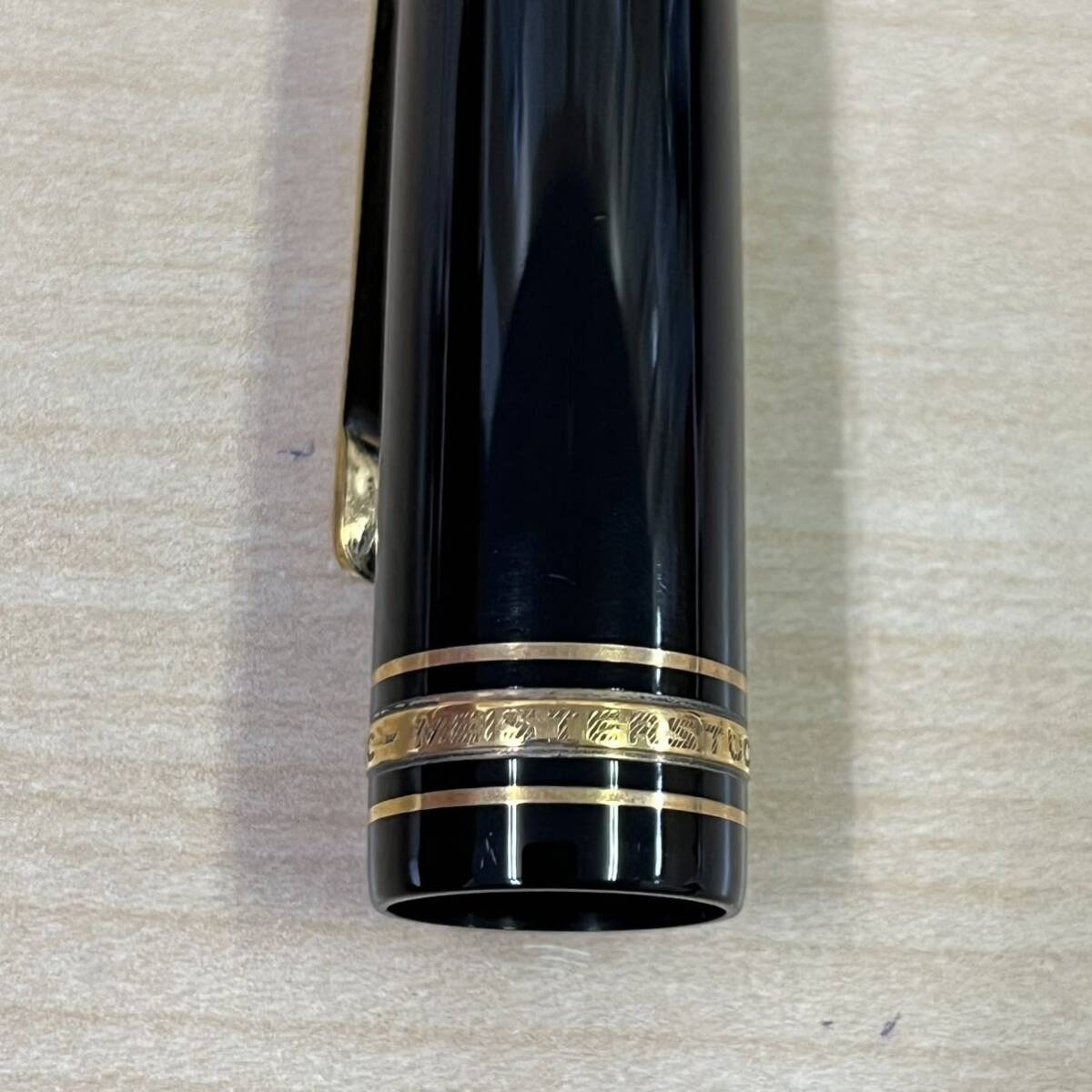 【TS0421】MONTBLANC モンブラン 万年筆 マイスターシュテュック 4810 14C M ペン先 585 筆記用具 文房具 インクなし 破損箇所あり No 149の画像4