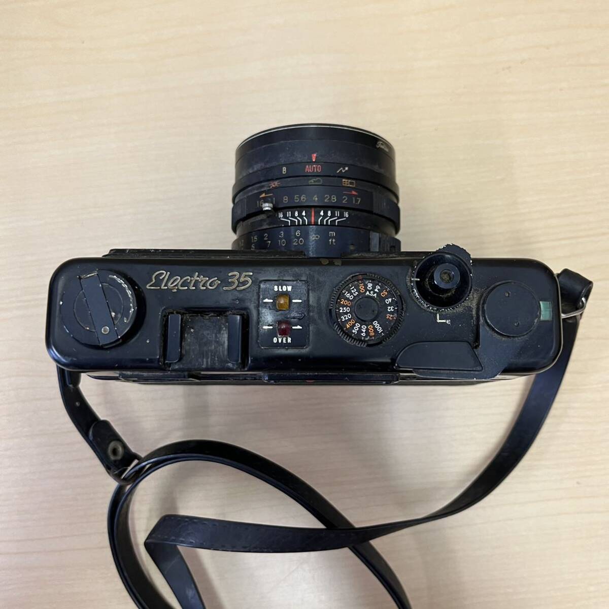 【TS0421】YASHICA ヤシカ GT Electro 35 エレクトロニック フィルムカメラ 1:1.7 f＝45mm ジャンク 動作未確認の画像7