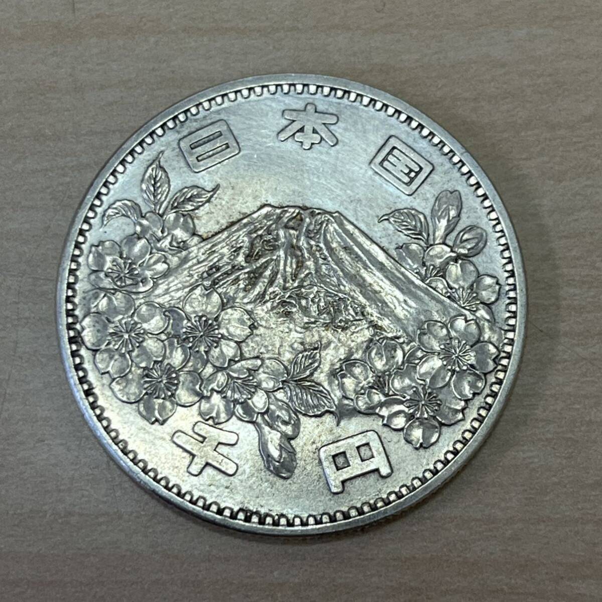 【TS0421】1964年 昭和39年 東京オリンピック 千円銀貨 額面1000円分 記念硬貨 貨幣 通貨 コイン 古銭 1枚 コレクション の画像2