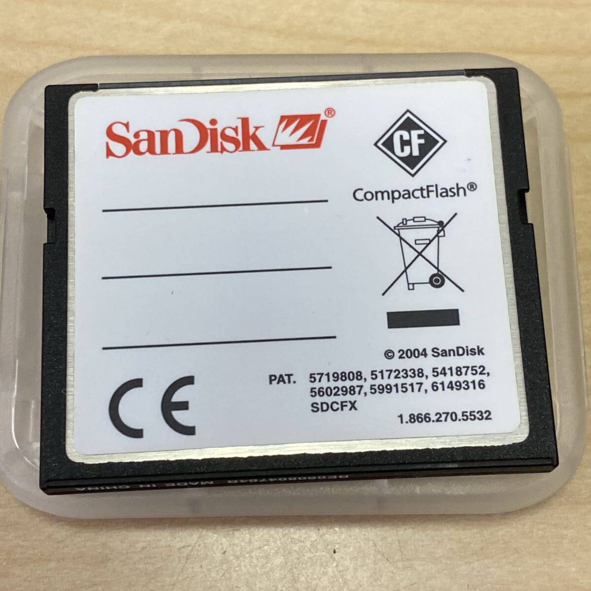 【TS0427】 SanDisk サンディスク コンパクトフラッシュ ultra Ⅱ 512MB Extreme Ⅲ 2.0GB CFカード ケース付き_画像5