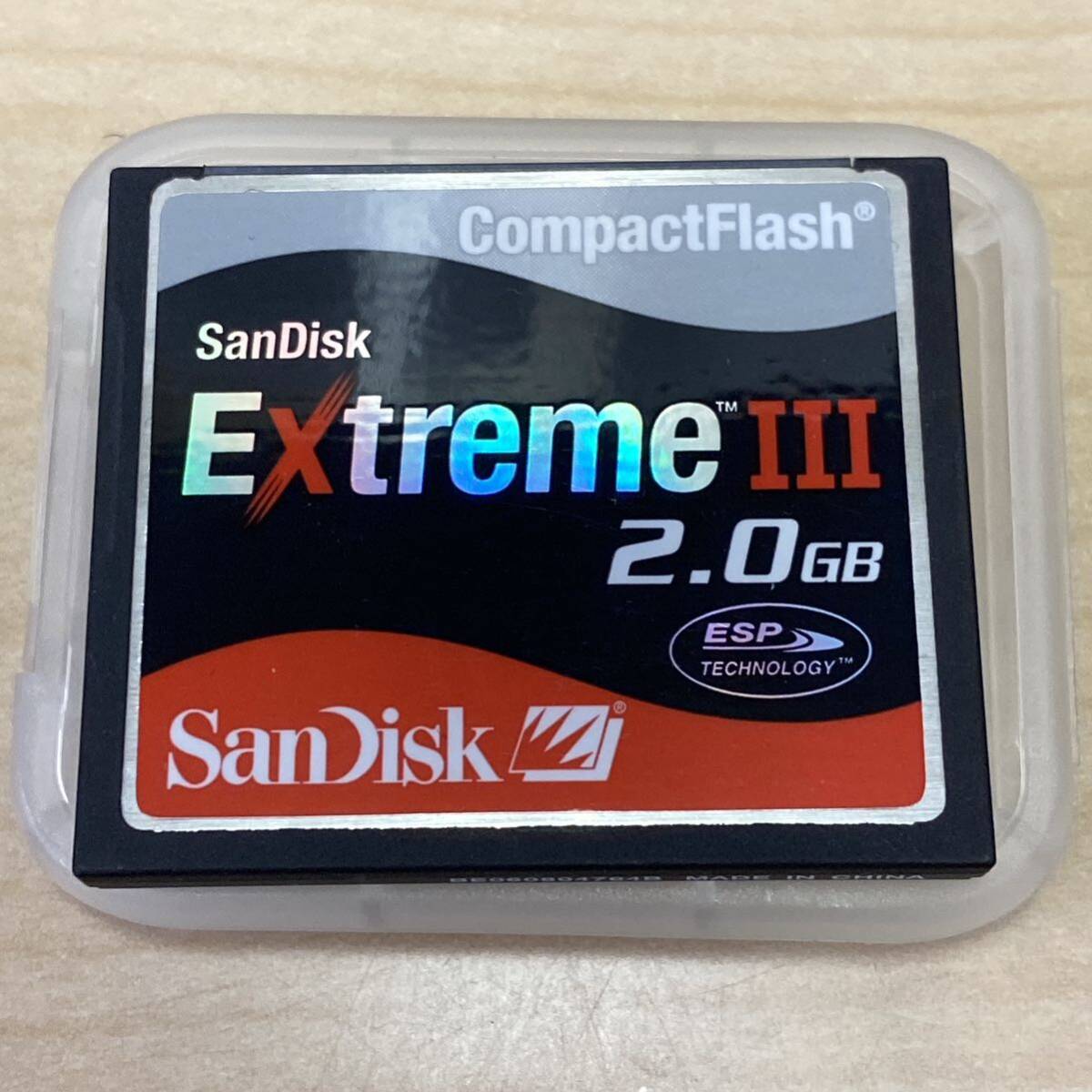 [TS0427] SanDisk SanDisk CompactFlash ultra Ⅱ 512MB Extreme Ⅲ 2.0GB CF card-case attaching 