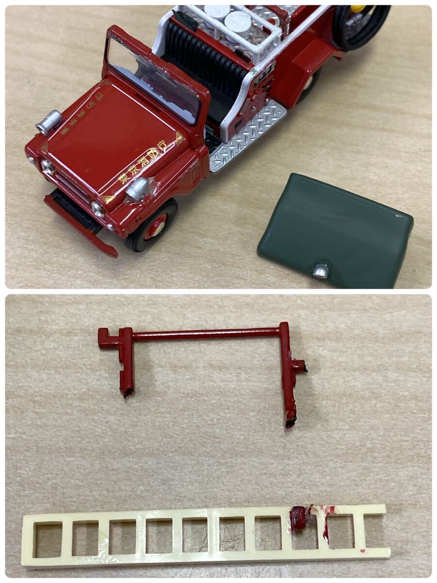 [TS0421(87)] Tomica Limited Vintage Nissan Patrol pump fire-engine Tokyo fire fighting . damage equipped that time thing junk 