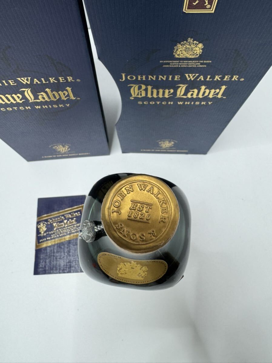 JOHNNIE WALKER ジョニーウォーカー BLUE LABEL ブルーラベル SCOTCH WHISKY 750ml 43% 未開栓 古酒の画像3