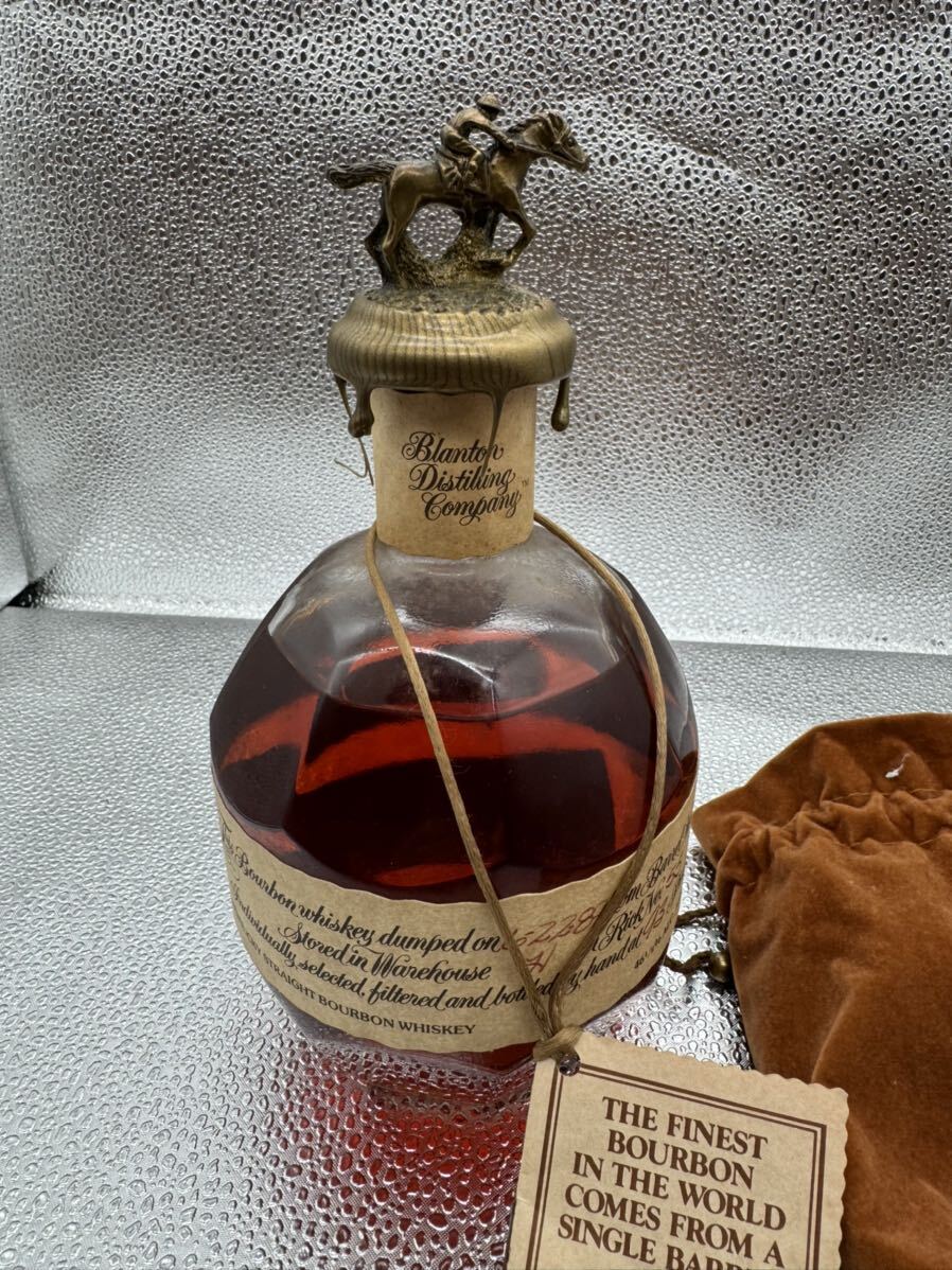 古酒・未開栓 お酒 Blanton's ブラントン バーボン ウイスキー ケンタッキー ストレート 750ml 46.5% 保存袋付きの画像2