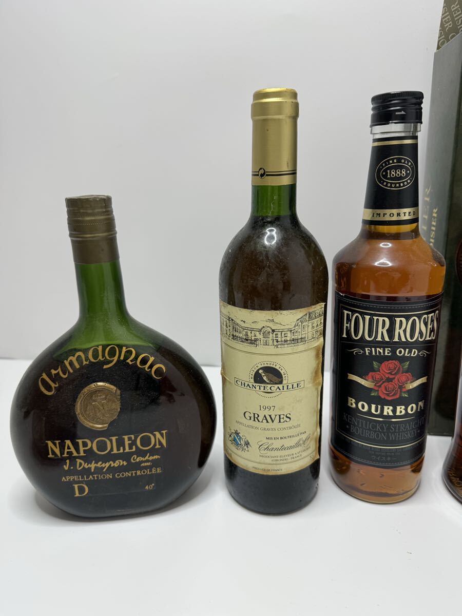 SUNTORYNAPOLEON nikka オールドパー12年 バランタイン 12年 FOUR ROSES CHIVAS REGAL ロイヤルサルート21年PREMIER COURVOISIERまとめ14本の画像7