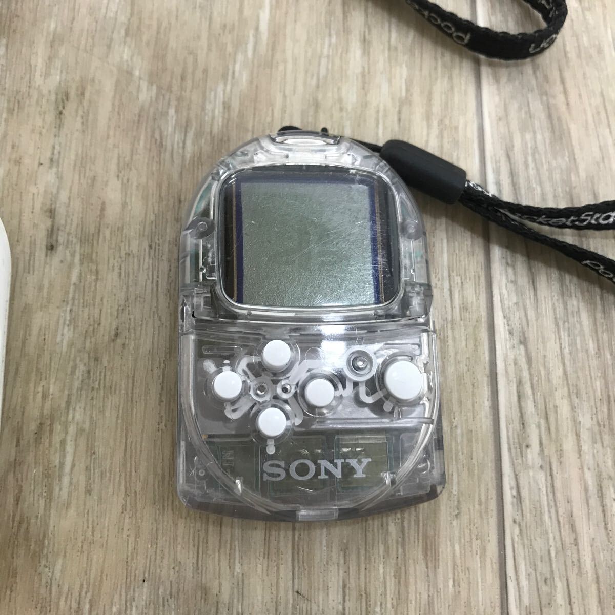 063 A / PS PocketStation SCPH-4000 / 4 piece set white clear SONY Sony used Junk 