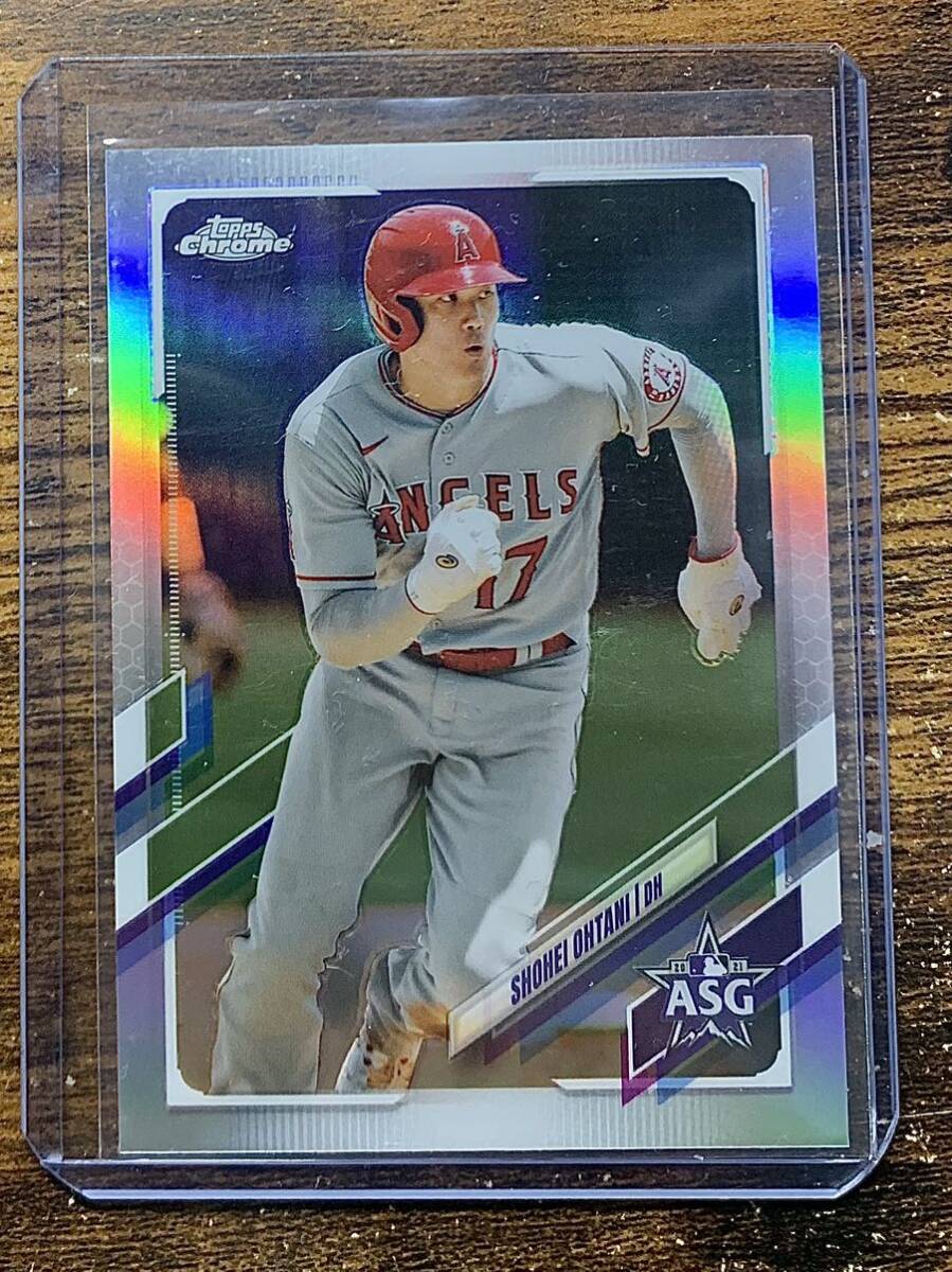 【100円スタート】Topps Chrome Update 2021 大谷翔平 Shohei Ohtani 初 オールスター all star リフラクター Refractor の画像1