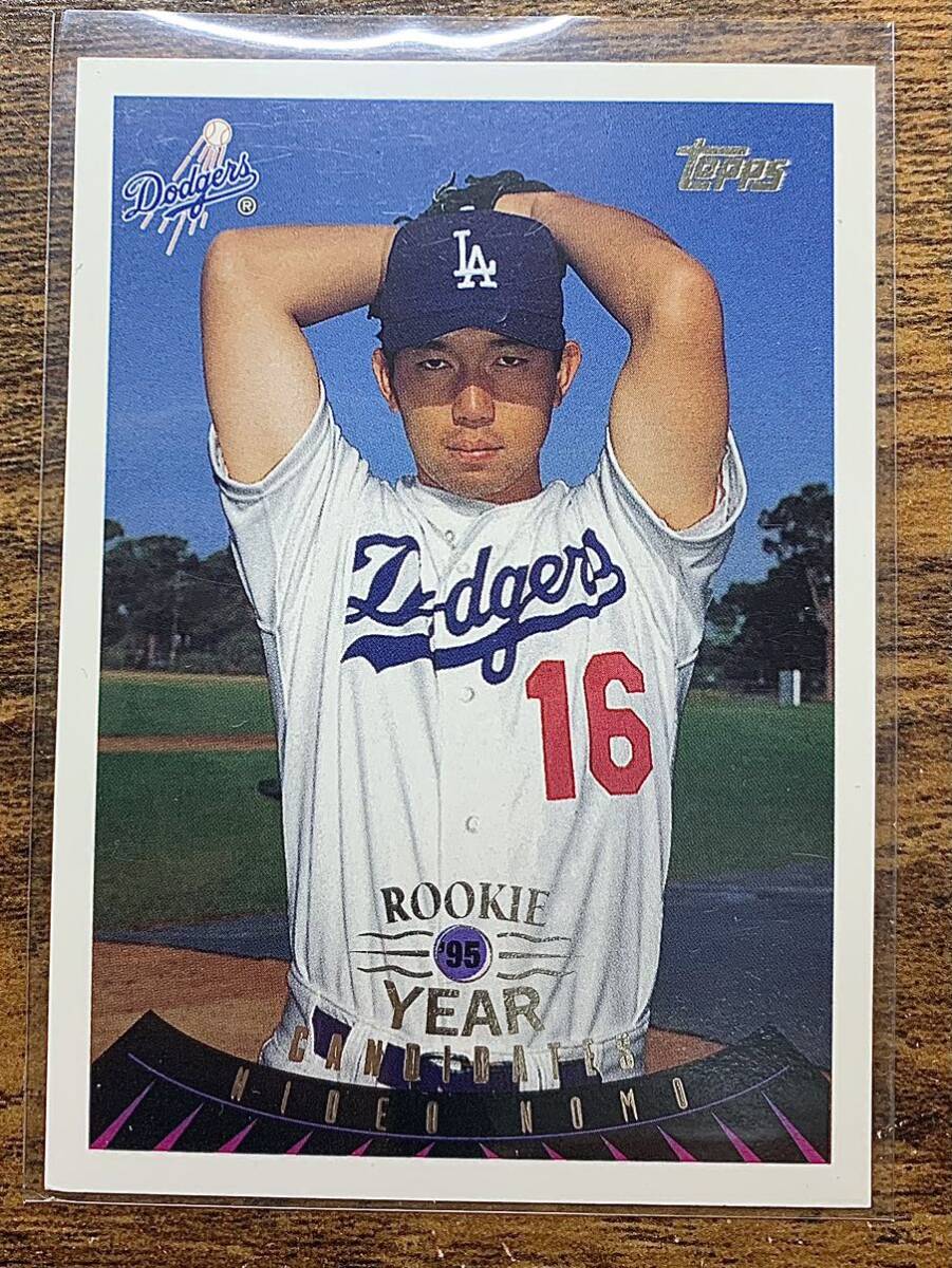 【100円スタート】Topps 1995 野茂英雄 Hideo Nomo ルーキー Rookie Of The Year Candidate _画像1