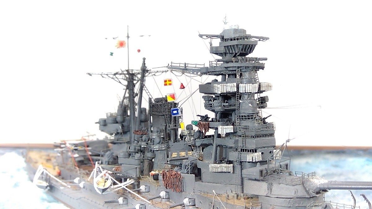 帝国海軍空母1/700完成品「長門」の画像6