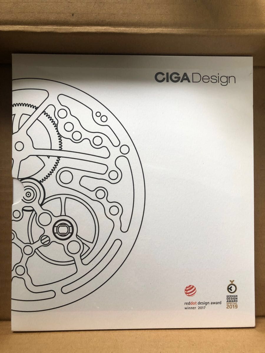 CIGA DESIGN 自動巻腕時計 機械式 レッド・ドットデザイン