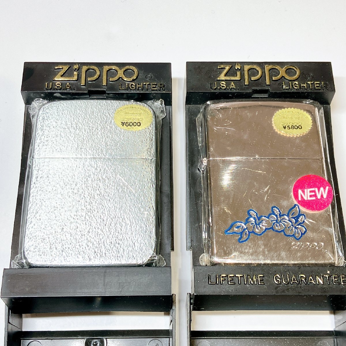 [1 jpy from ]ZIPPO ZiPPO Zippo Zippo - new goods unused not yet arrived fire rare lighter smoking . dolphin flower hibiscus 