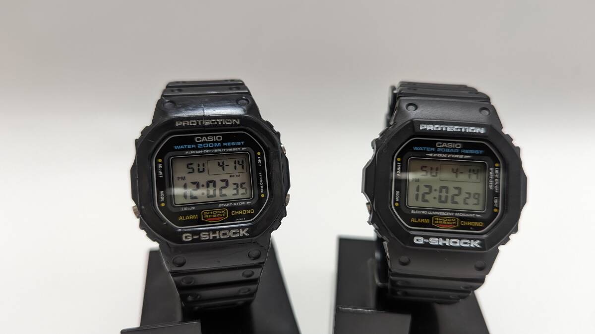 Casio カシオ G-SHOCK Gショック 90年代 DW-5600 C 901 Module DW-5600 E 1545 module Vintage Retro ビンテージ レトロ DW-5000 SPEEDの画像1