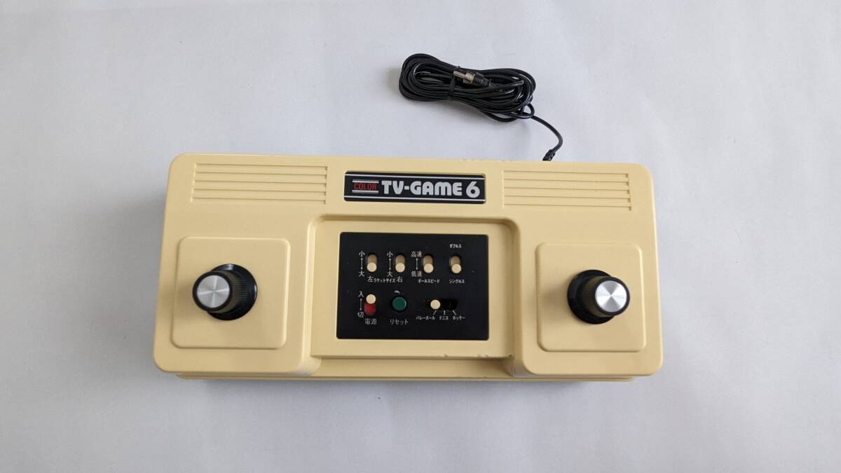 レア 1977年 Nintendo First Console 任天堂 COLOR TV-GAME 6 カラー テレビゲーム 6 CTG-6S 70年代 当時モノ 昭和レトロ MARIO Famicom_画像2