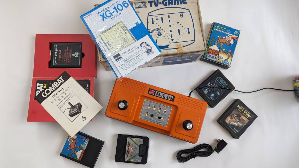 レア 1977年 Nintendo SHARP 任天堂 TV-GAME XG-106 カラー テレビゲーム 6 CTG-6S 70年代 レトロ SEGA SG-1000 Atari 2800 VCS 2600の画像1