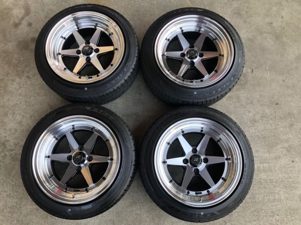 バトルレーシングホイール 195/50R15 2本 Yahoo!オークション - 極上美品 バトルレーシング R-Emotion 15