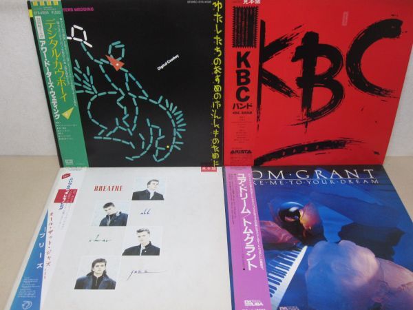 LP・1980年代頃のNEW WAVE関他 36セット・帯付 OBI 32枚+輸入盤4枚・ディーヴォ、レヴェル42他・白ラベル見本盤含む/04-08の画像8