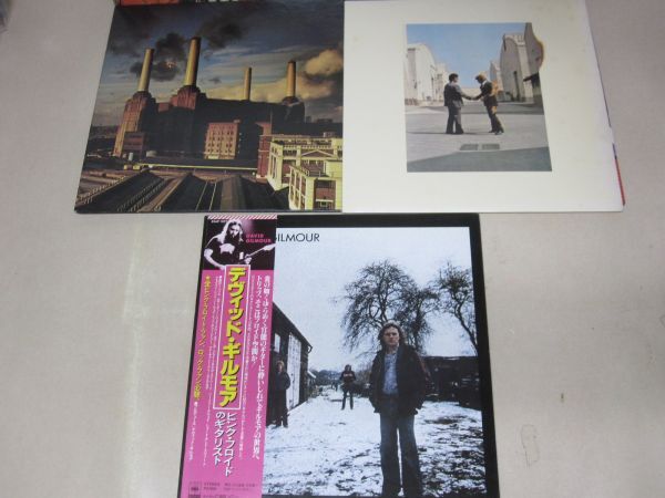 LP・ピンクフロイド デヴィッドギルモア 10セット・夜明けの口笛吹き、ウマグマ、おせっかい他・帯付5枚、シール付1枚・Pink Floyd/04-28の画像5