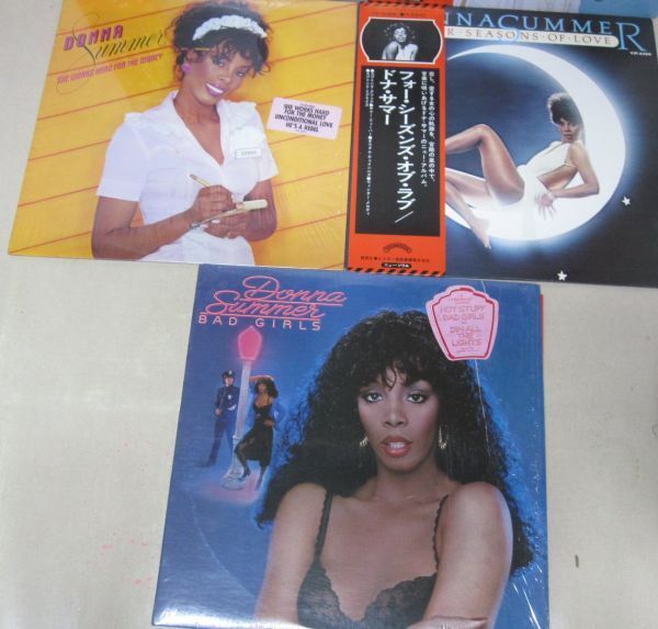 LP・ドナ・サマー 5セット・帯付3枚+輸入盤2枚・ラブトリロジー、BAD GIRLSなど・DONNA SUMMER/04-27の画像3