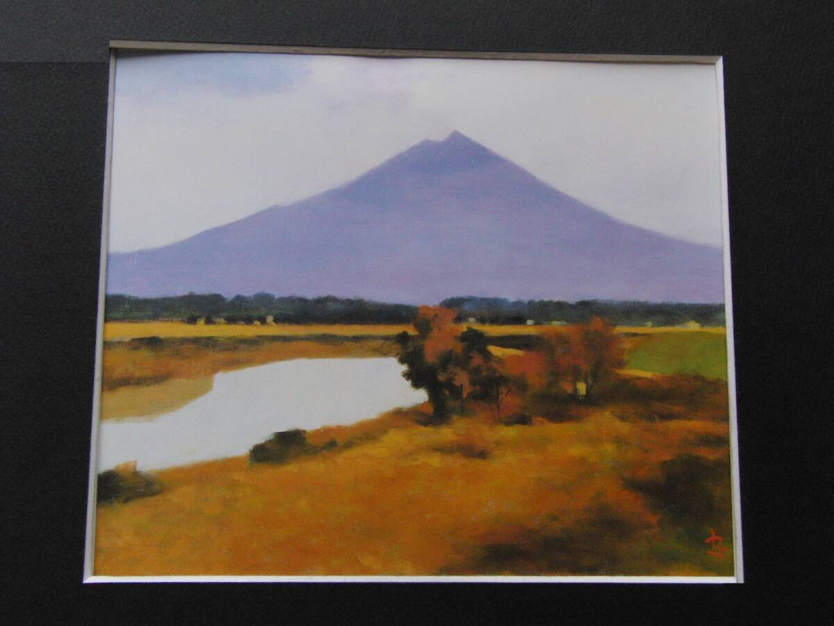  wistaria rice field . Hara,[. wave . autumn ], rare book of paintings in print * frame ., made in Japan * new goods picture frame .. frame will do, condition excellent, day person himself painter 