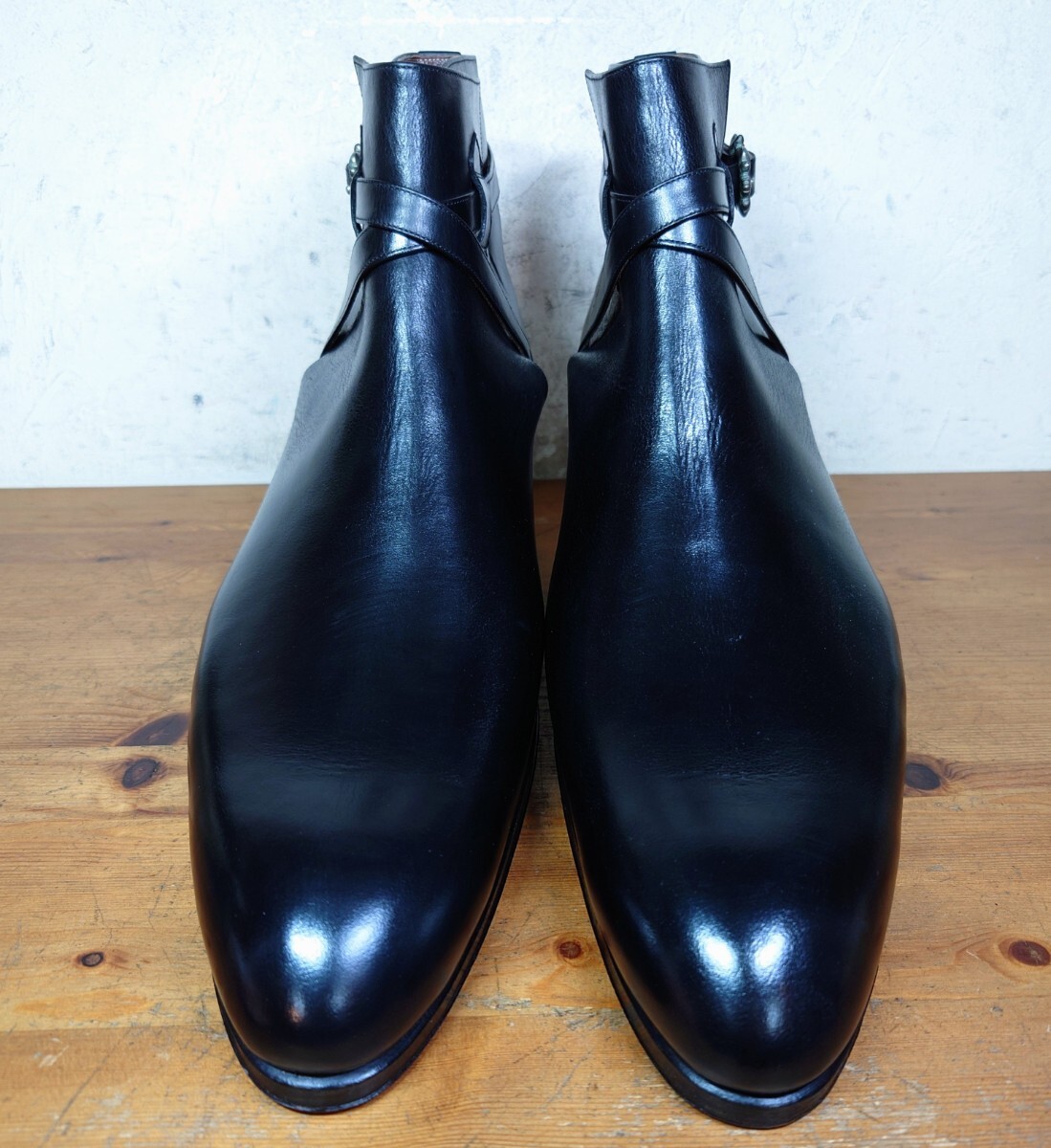 [.. put on footwear only / free shipping ] made in Japan foot the coacher/ foot The Coach .- jodhpur boots 91/2 28cm corresponding black black / Mihara Yasuhiro 