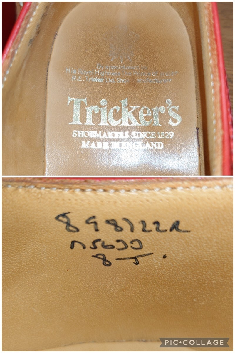 [ beautiful goods / free shipping ] Britain made Tricker\'s/ Tricker's M5633 Barton Country wing chip UK8 Fit.5 27cm corresponding /cheaney Crockett 