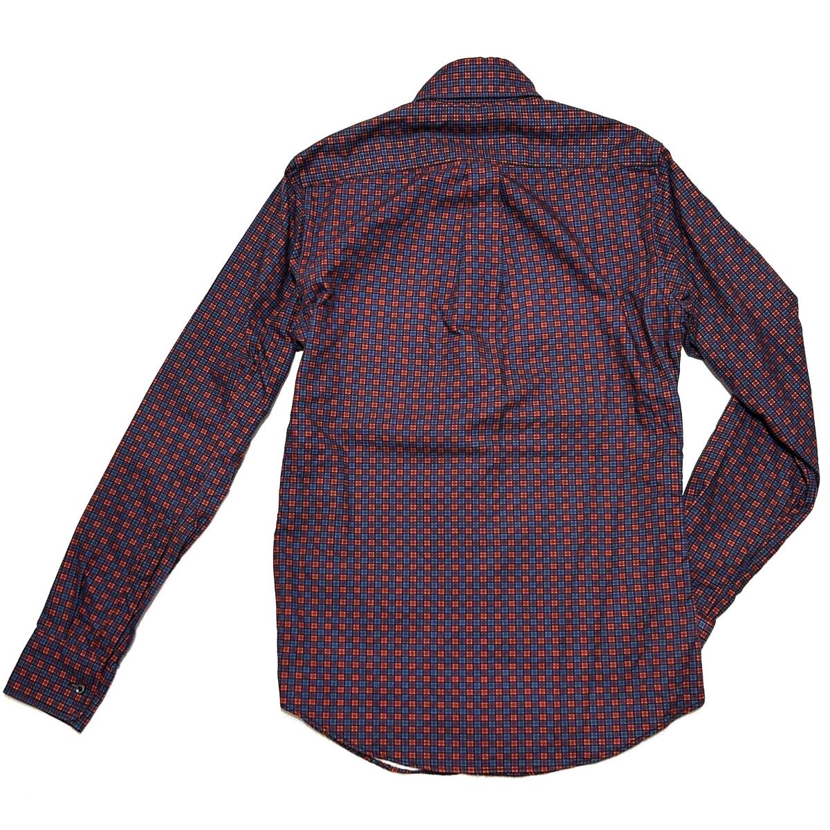 定価3.2万 junhashimoto ORIGINAL MULTI CHECK B.D SHIRT Ⅴ オリジナルマルチチェック長袖シャツ wjk　akm ジュンハシモト_画像2