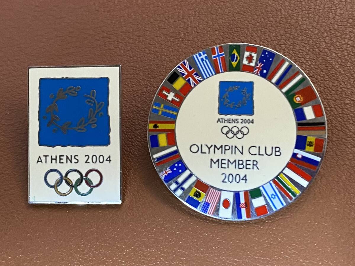 2004 アテネ オリンピック USA OLYMPIN COLLECTOR'S CLUB ピンバッジ ★ホワイト バージョン +1の画像1