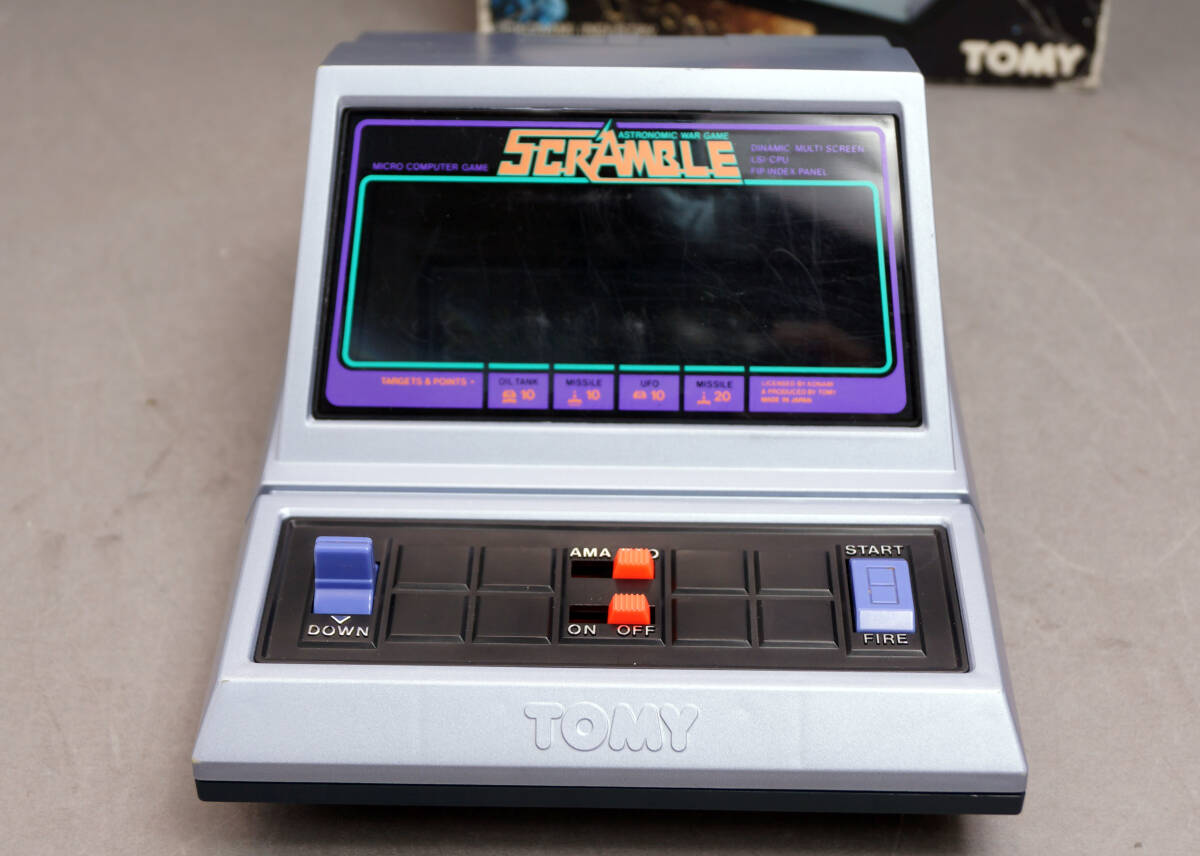 レトロ 当時物　TOMY トミー LSI GAME SCRAMBLE スクランブル ゲーム_画像6